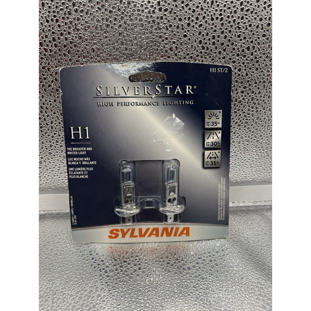 New Sylvania Silver Star High Performance Lighting H1 ST/2 2 Lamps